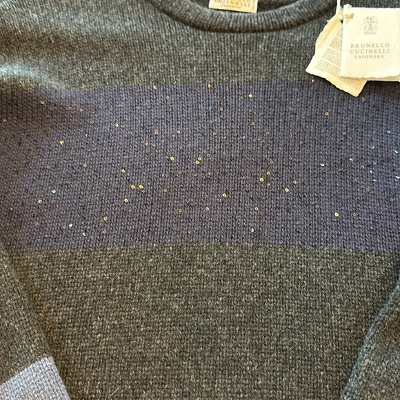 Brunello Cucinelli sequined Cashmere sweater - Picture 4 of 7